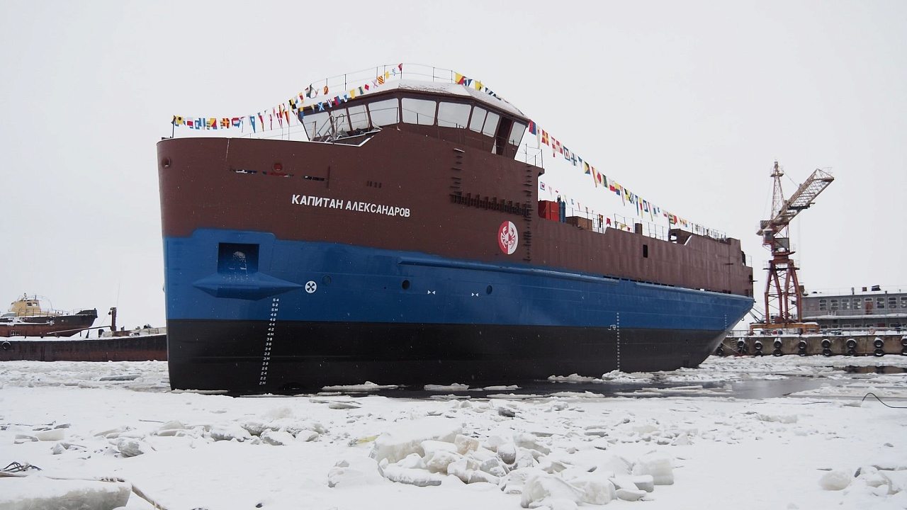 The lead crab fishing vessel of the Russian Crab Group was launched in ...